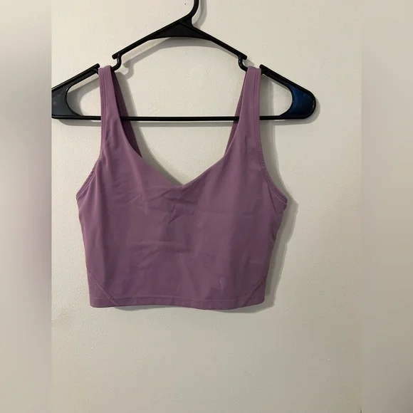 Lavender V-Neck Tank Top - Picture 1 of 4